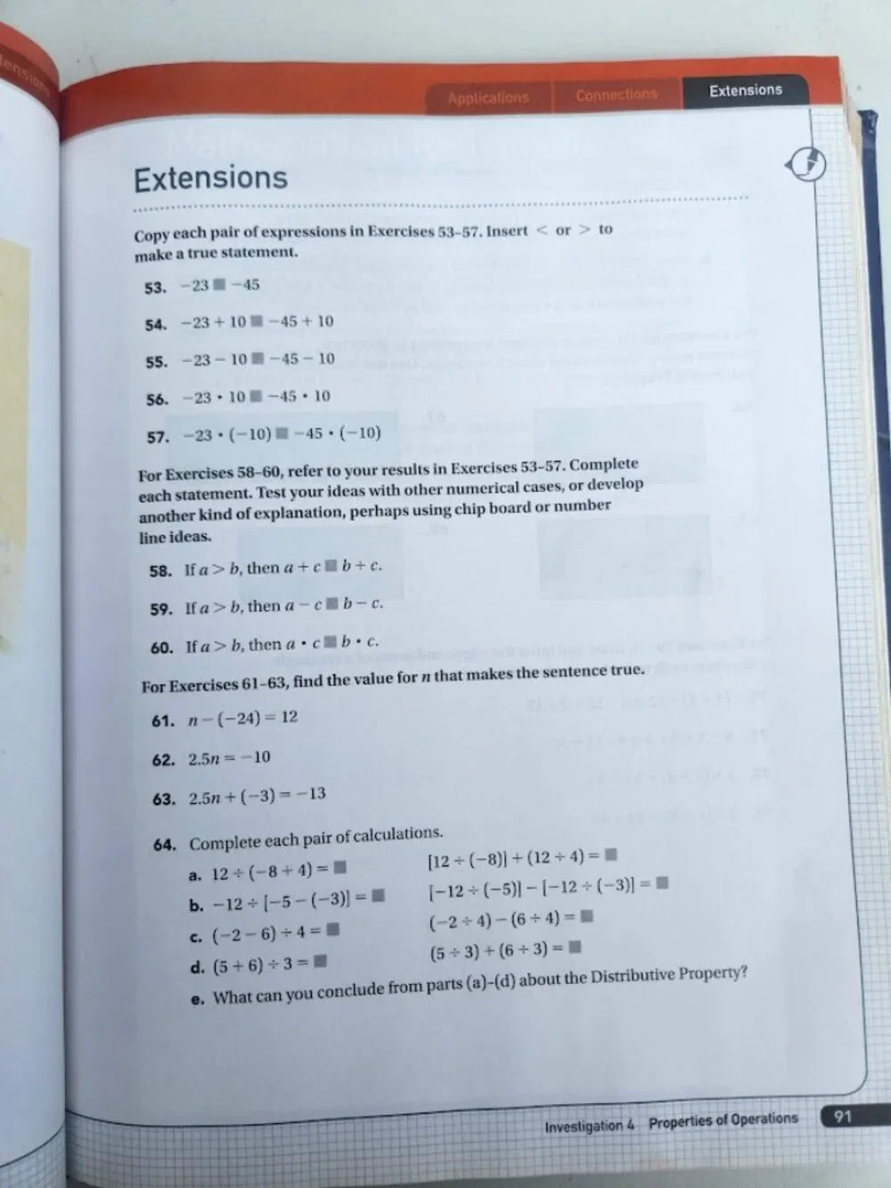 Connected Mathematics 3 Grade 7 CMP3 7th Grade Textbook Book Hardcover Pearson /